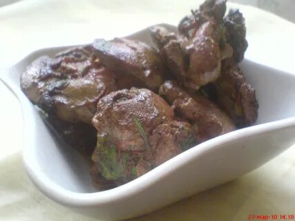 Рецепт куриной печени в муке