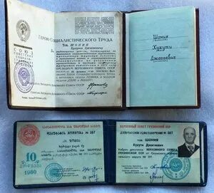 Верховный совет грузинской ССР. Грузинские документы
