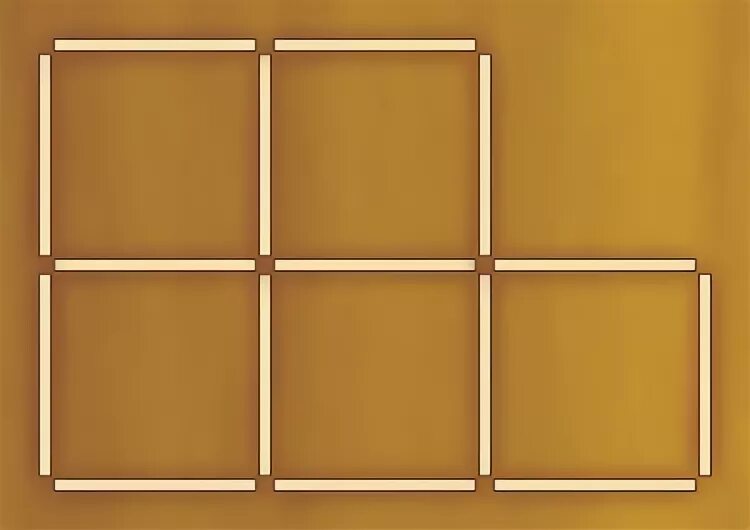 Пять спичек три квадрата. Головоломка четыре квадрата. Квадрат из 3 палочек. 5 квадратов из 6 спичек. Квадрат из пяти квадратов.