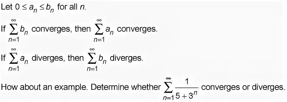 Direct comparison