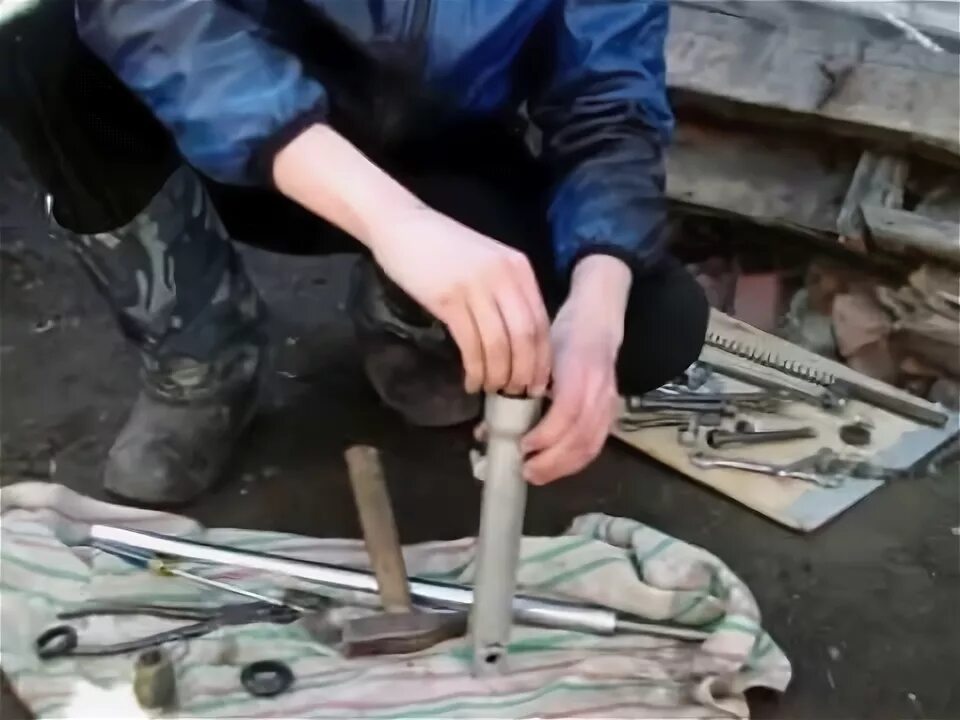 Как поменять вилку на мопеде