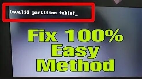 Invalid table