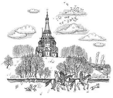 Рисунок родины карандашом