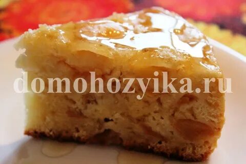 Шарлотка на кислом молоке с яблоками рецепт