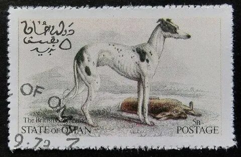 State Of Oman Dog Stamps 