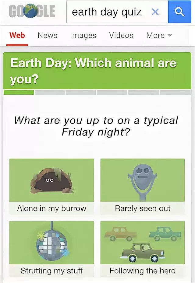 Дай квиз. Earth Day Quiz. Google дудлы день земли животные.