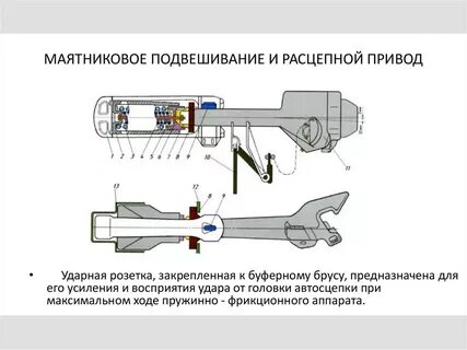 Расстояние от головки автосцепки до ударной розетки