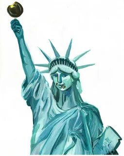 Lady liberty animation