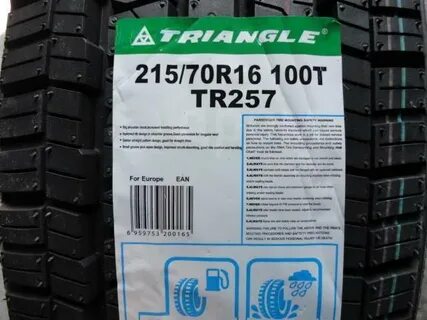 Triangle 215 70r16