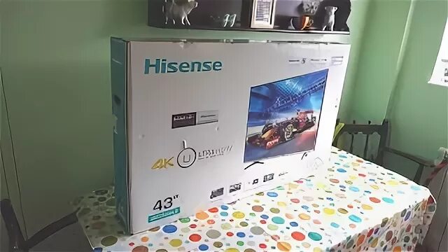 Кинопоиск hisense. Телевизор Hisense h43b7100. Hisense h43b7100 коробка. Hisense 43b7100.