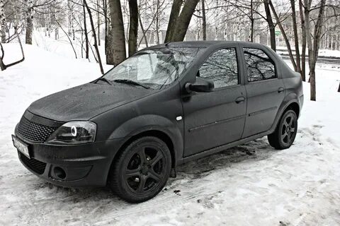 Покраска рено логан 1