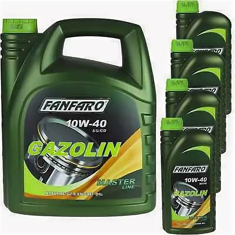 SCT Lubricants Fanfaro. Моторное масло Favorit Gazolin 10w-40 5 л.