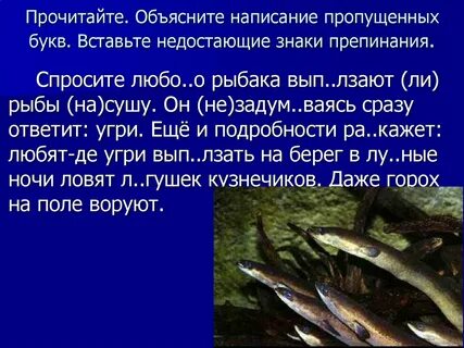 Прочитайте объясните написание пропущенных букв