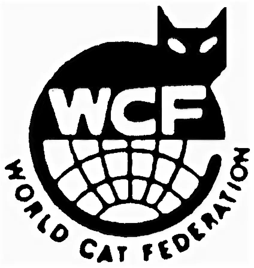 Значок WCF. WCF кошки логотип. Международная Федерация кошек. Логотип ВЦФ.