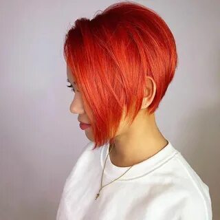 Короткие красные стрижки
