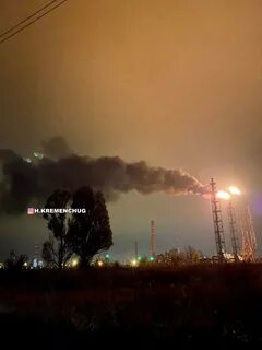 Горит кременчугский нпз