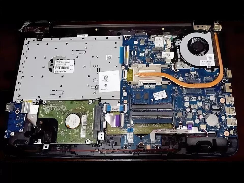 Как разобрать ноутбук hp 250 Разборка и чистка Ноутбук HP 250 G3 YouTube