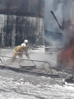 Пожар нефтебазы в пермском крае