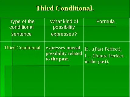 The second condition