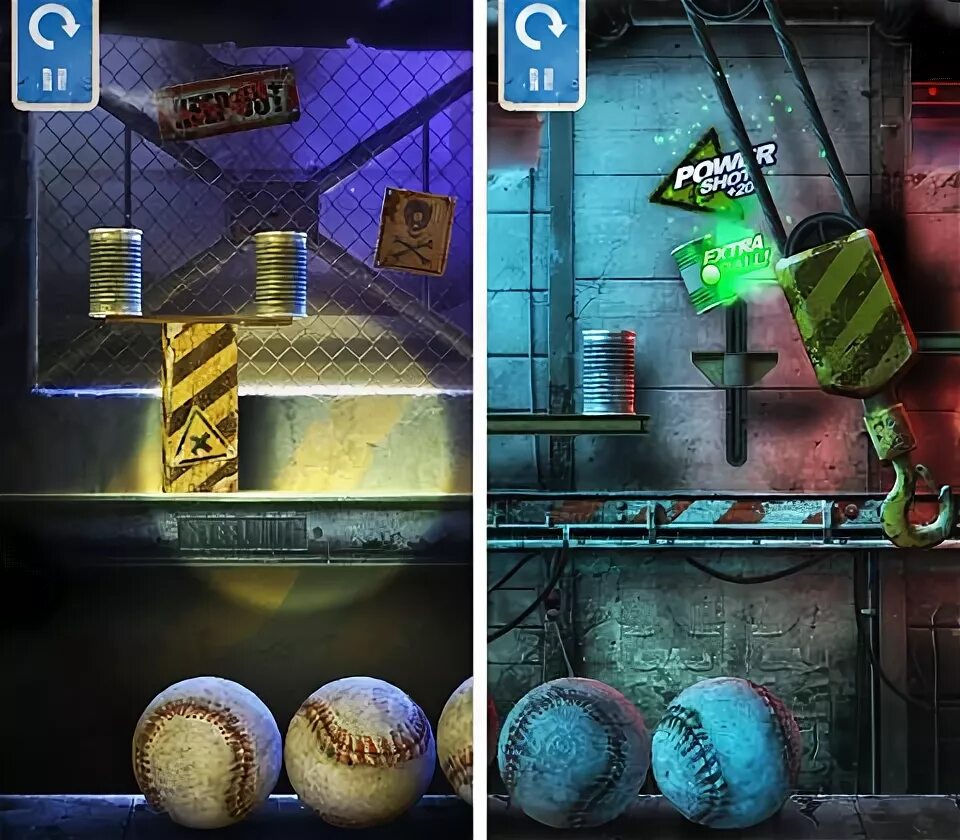 Can knockdown 3. Can knockdown 3