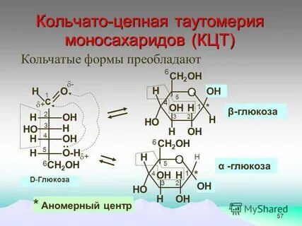 Таутомерия мальтозы