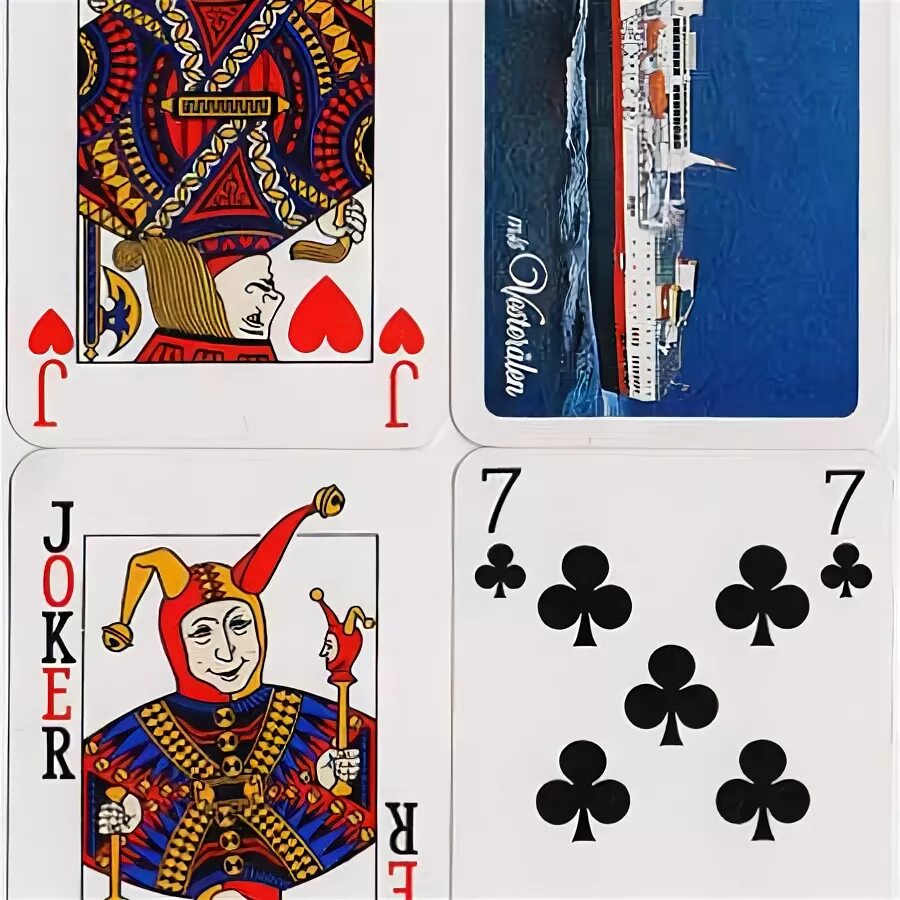 52 карты в колоде какие