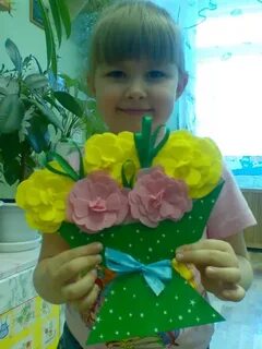Детский букет для мамы