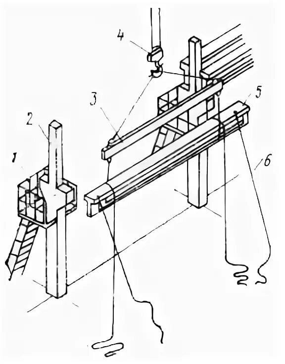 Схема монтажа подкрановых балок. Монтаж стальных подкрановых балок. Схема строповки подкрановой балки. Монтаж металлических подкрановых балок.