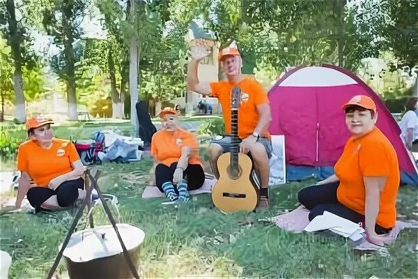 Турслет пенсионеров