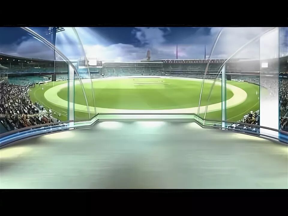 Cricket Stadium. Virtual Cricket. Sport Studio. Virtual Studio Sport korean.