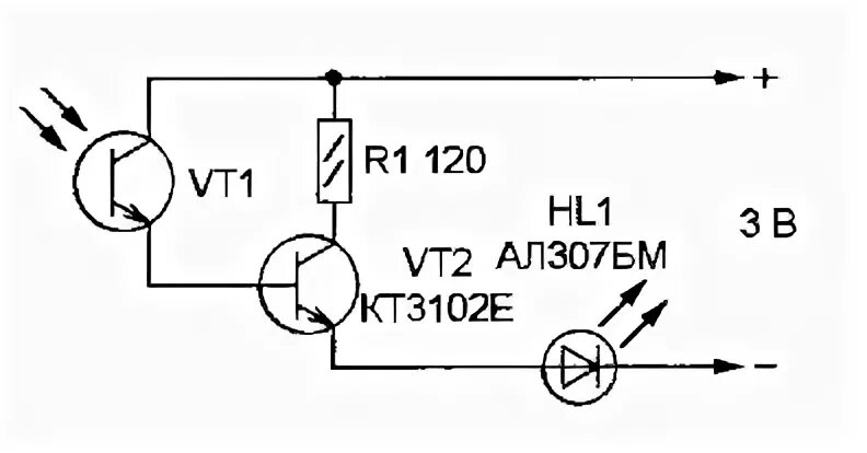 Фототранзистор схема включения светодиода. ИК фототранзистор схема включения. Схема детектора ИК излучения. Фоторезистор схема включения.
