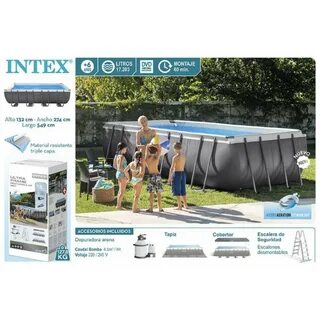 Бассейн каркасный 549х274х132см intex 26356