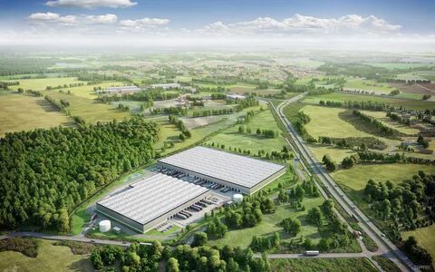 visualizations bird's-eye view logistics centers Michał Niemyski Nemo ...