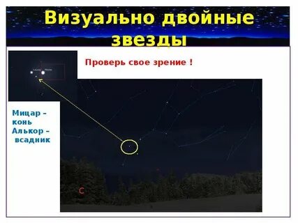 Расстояние между двойными звездами