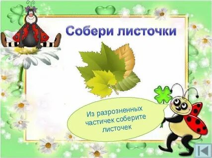Игра собери листики
