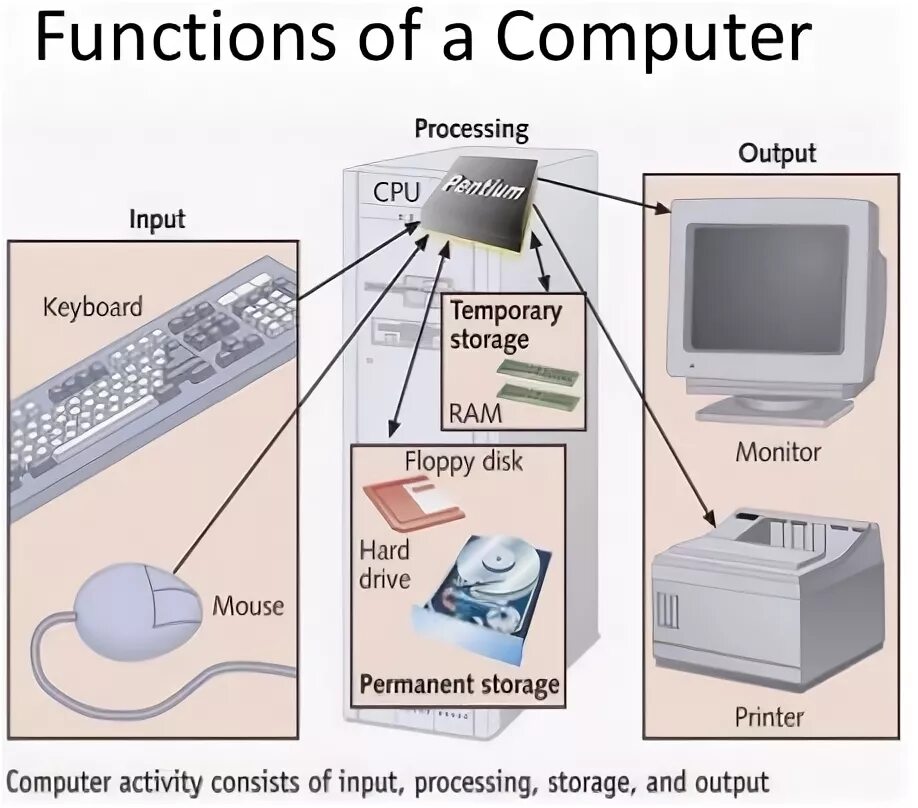 Functions of computers. CPU functions. Урок 19 text functions of Computers. Describe the Computer process.