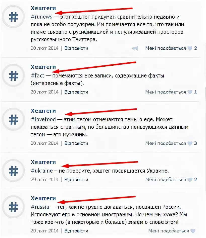 Что такое хештеги и для чего. Хэштег. хештеги образец.
