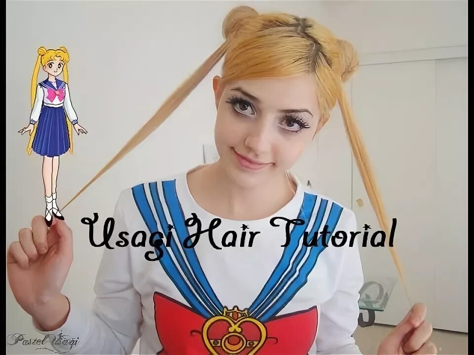 Как сделать прическу сейлор мун Такседо Маска как его нарисовать