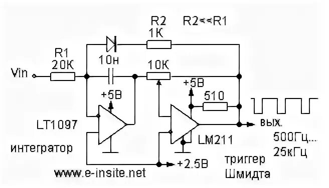 Схема частота напряжения. Преобразователь частота-напряжение схема. Схема преобразователя напряжение частота на операционном усилителе. Преобразователь напряжение-частота на двух ОУ. Преобразователь напряжение частота на ОУ схема.