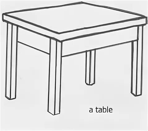 Une table