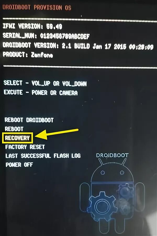 Droidboot ASUS. Press Volume Key to select на экране телефона. Press Volume Key to select and Press Power Key to select. ASUS x8ejv кнопка Recovery. Press volume