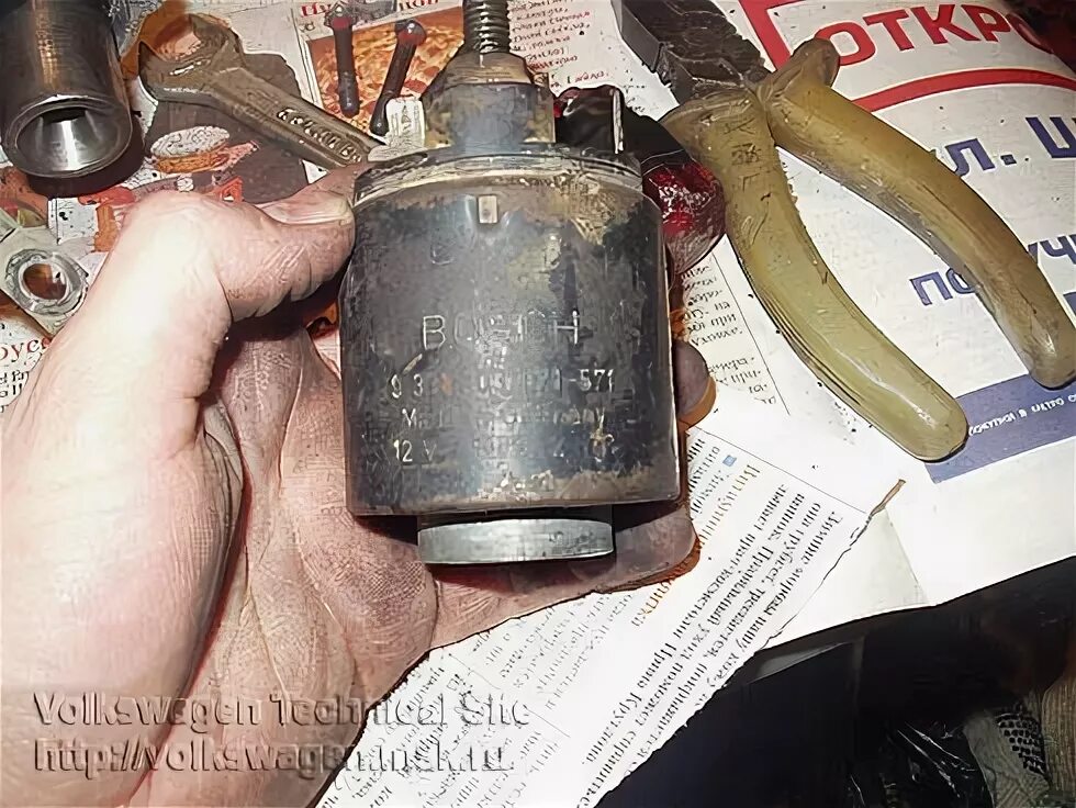 Втягивающее пассат б3. Втягивающее пассат б3
