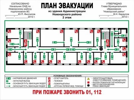 План эвакуации городов
