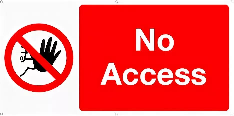 No access