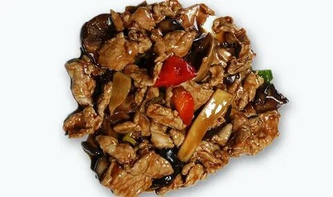 Свинина с сушеными грибами