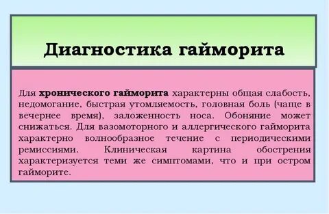 Синусит диагностика