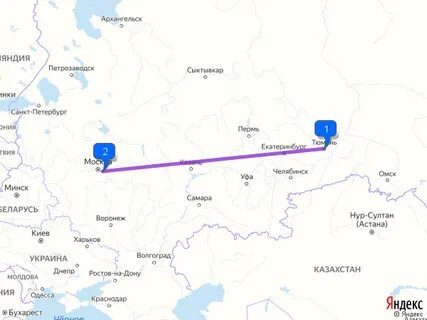 Расстояние между электросталь