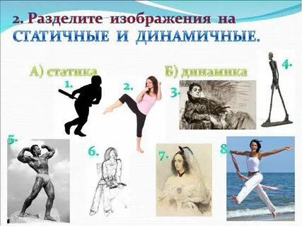Человек статика динамика