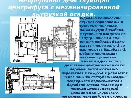 Вращение центрифуги