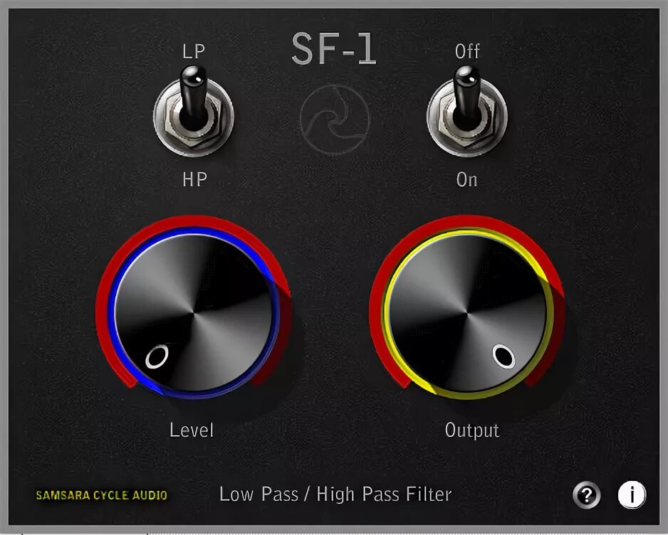 High Pass Filter VST. DJMFILTER. Low Level output. Low Level Audio output. Output level